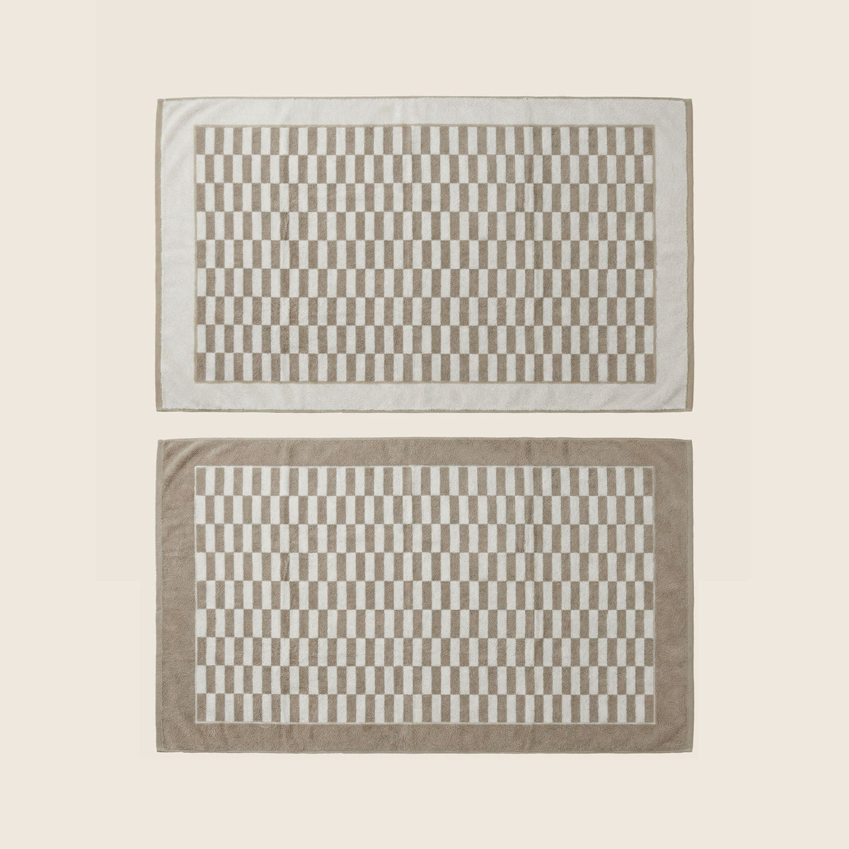 Pietra Australian Cotton Towels with Checkered Design, 600 GSM – view 27