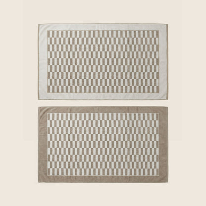 Pietra Australian Cotton Towels with Checkered Design, 600 GSM – view 27