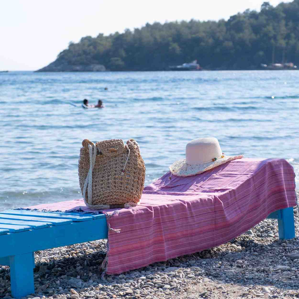 Turkish Cotton Rainbow Beach Towel, Jacquard Woven 38 x 68 Inch – view 10