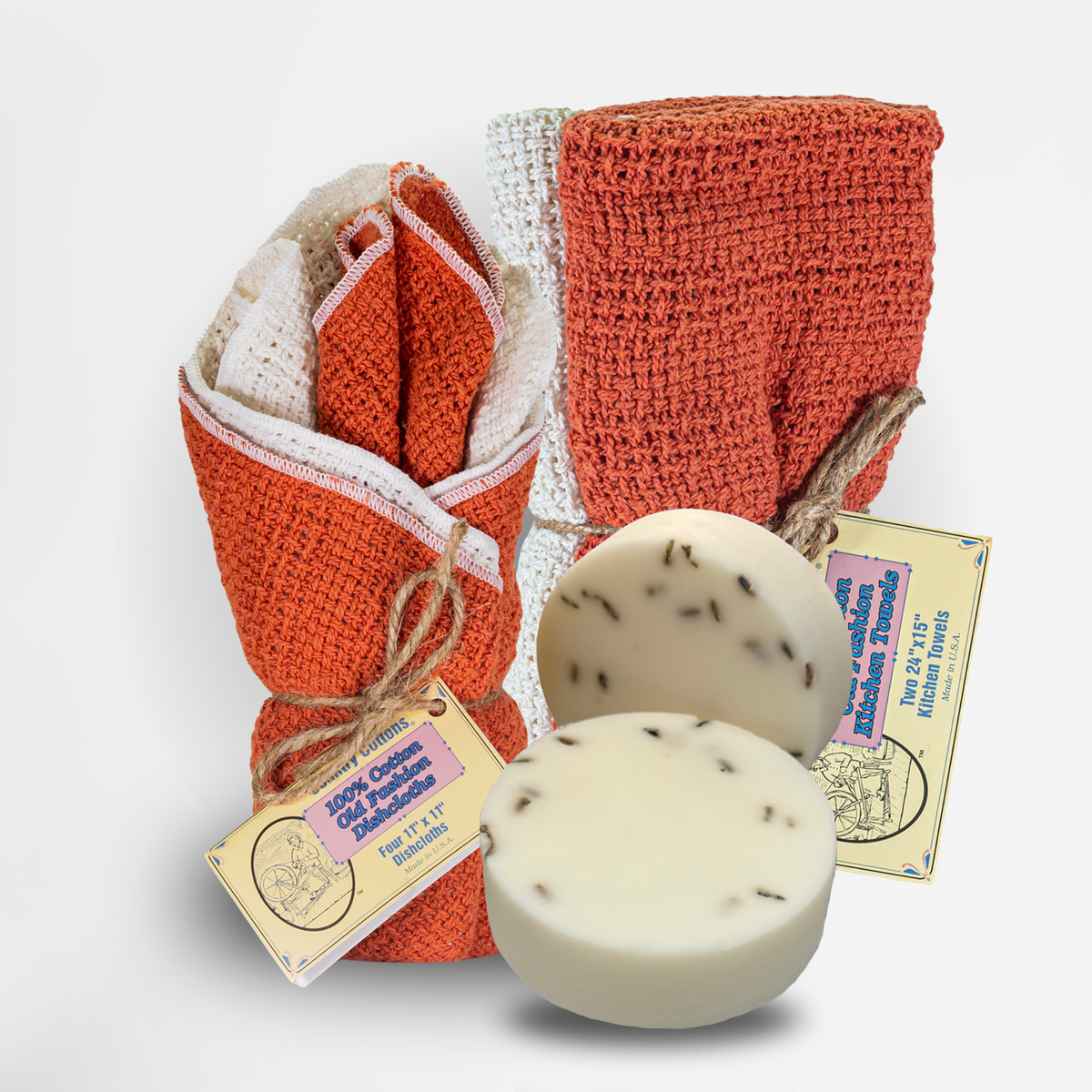 Cotton Kitchen Starter Kit with Dishcloths, Kitchen Towels and Dish Soaps – view 4