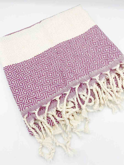 Diamond Weave Cotton Hand Towel, Oversized 16 x 36 Inch Kitchen Towel – view 24