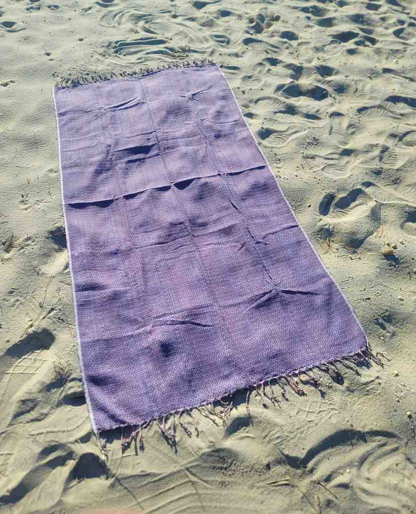 ALA Peshtemal Turkish Cotton Towel, Handwoven 40 x 70 Inch Beach Towel – view 24