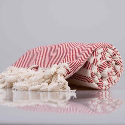 Jacquard Woven Turkish Cotton Peshtemal Towel with Tassels, 38 x 68 Inch – view 23