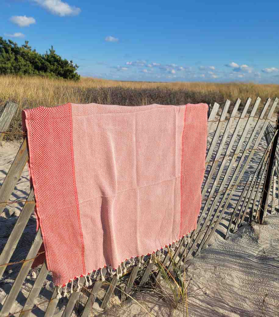 Yansima Handwoven Double-Sided Turkish Cotton Peshtemal, 36 x 68 Inch – view 22