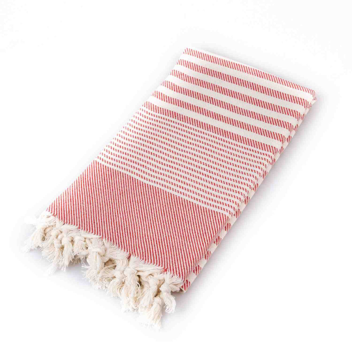 Jacquard Woven Turkish Cotton Peshtemal Towel with Tassels, 38 x 68 Inch – view 24