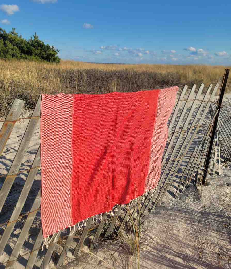 Yansima Handwoven Double-Sided Turkish Cotton Peshtemal, 36 x 68 Inch – view 23