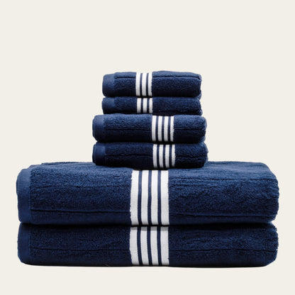 Nautilus Australian Cotton Striped Bath Towels, 600 GSM Towels and Sets – view 13