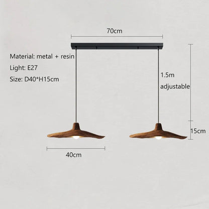 Vintage Wabi-Sabi E27 Pendant Light for Dining Room, 30 or 40 cm – view 12