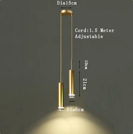 Olivia Adjustable LED Pendant Light for Dining Room, 1 or 2 Lights – view 8