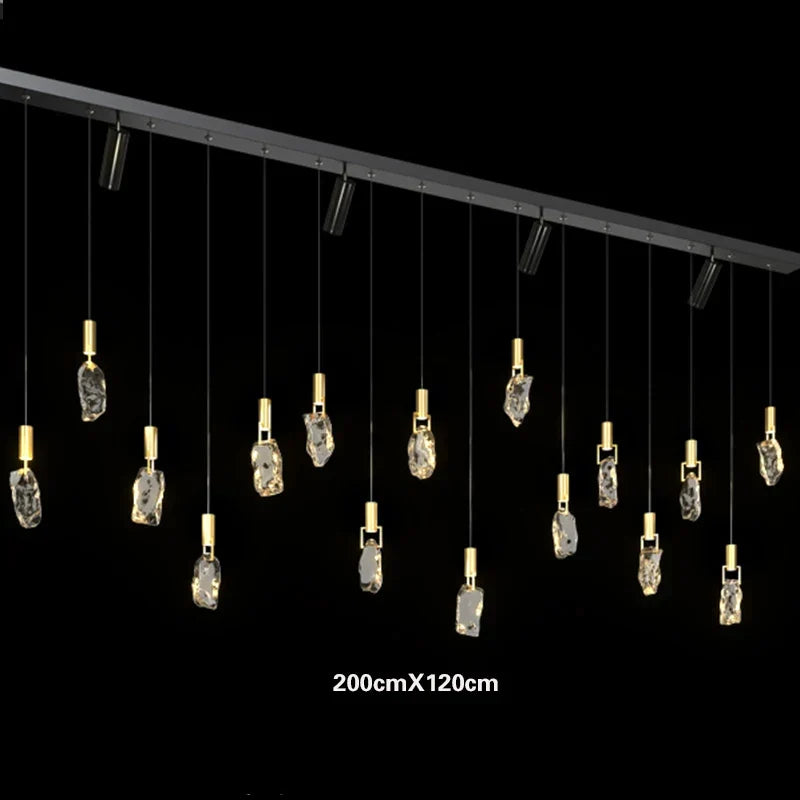 Modern Linear Multi-Head Pendant Light for Dining Table and Kitchen – view 8