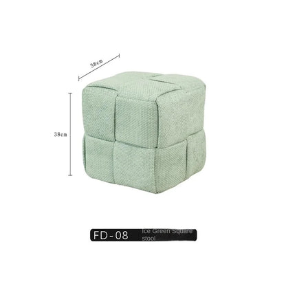 Upholstered Suede Shoe-Changing Stool and Bench, Single or Double Seat – view 18