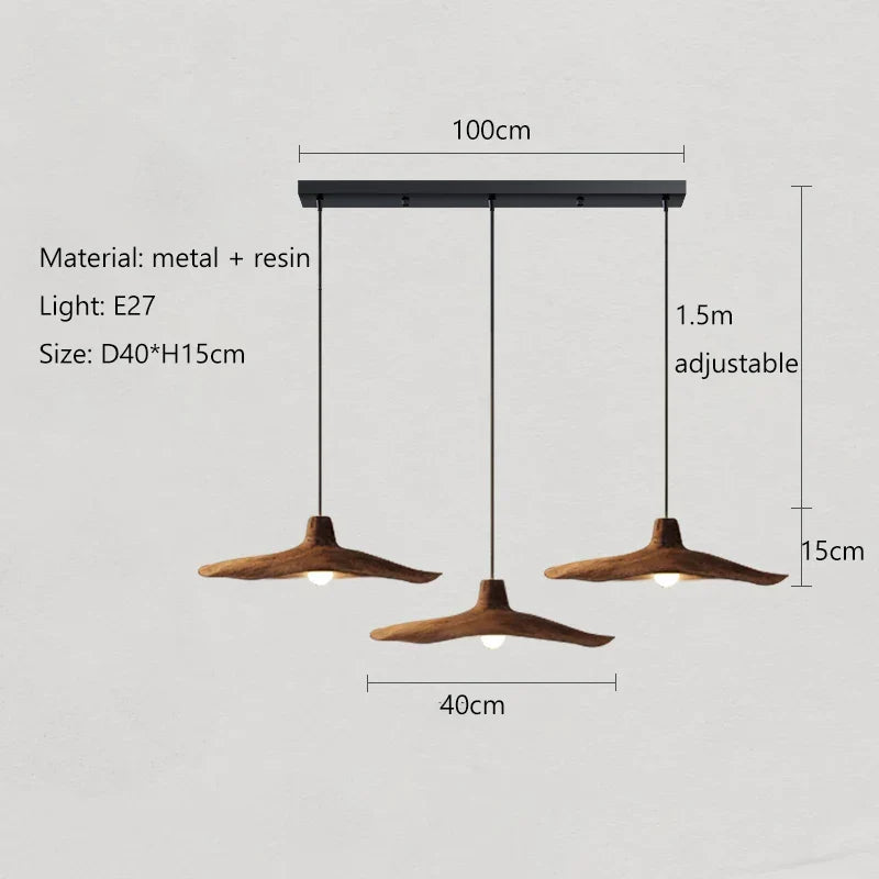 Vintage Wabi-Sabi E27 Pendant Light for Dining Room, 30 or 40 cm – view 14