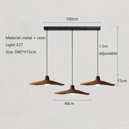 Vintage Wabi-Sabi E27 Pendant Light for Dining Room, 30 or 40 cm – view 14