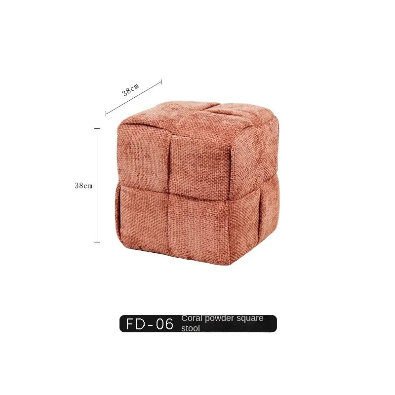 Upholstered Suede Shoe-Changing Stool and Bench, Single or Double Seat – view 14