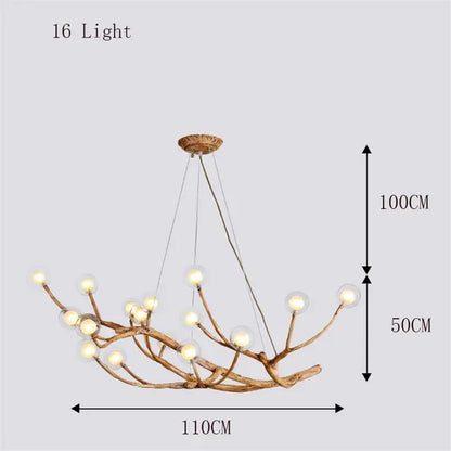 Sylvie Branch LED Wall Sconce – Clear or Frosted Ball Lights – view 11