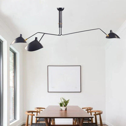 Nordic Industrial Iron Duckbill Spider Pendant Light, 3 or 6 Arms – view 6
