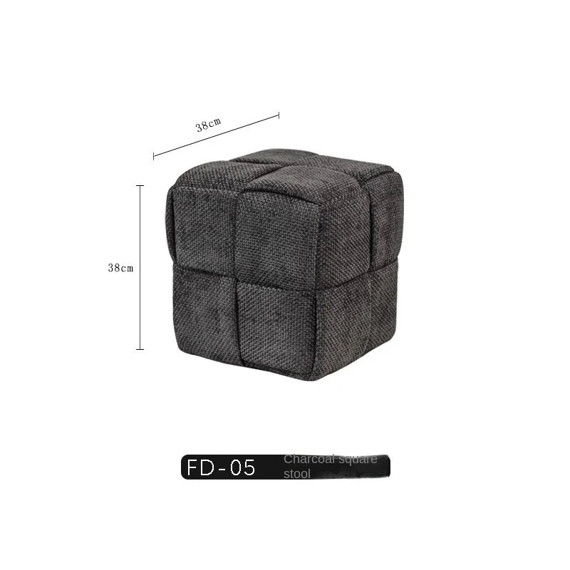 Upholstered Suede Shoe-Changing Stool and Bench, Single or Double Seat – view 17