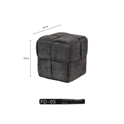 Upholstered Suede Shoe-Changing Stool and Bench, Single or Double Seat – view 17