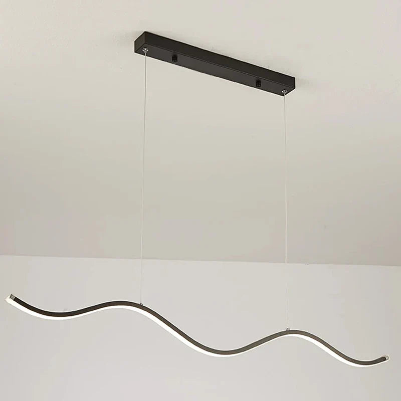 Linnea Nordic Linear LED Chandelier for Dining Room, 100 or 150 cm – view 7