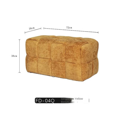 Upholstered Suede Shoe-Changing Stool and Bench, Single or Double Seat – view 21