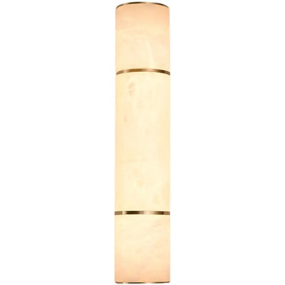 Modern Marble and Copper LED Wall Sconce – Up and Down Light – view 6