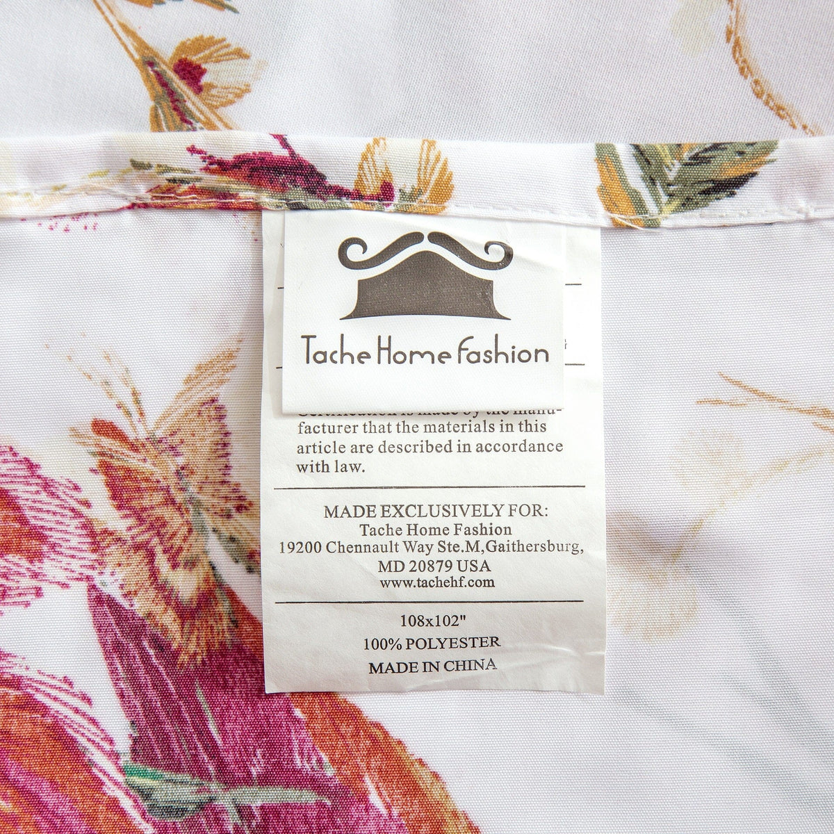 Vintage Rose Garden Hummingbird Floral Microfiber Bed Sheet Set – view 8