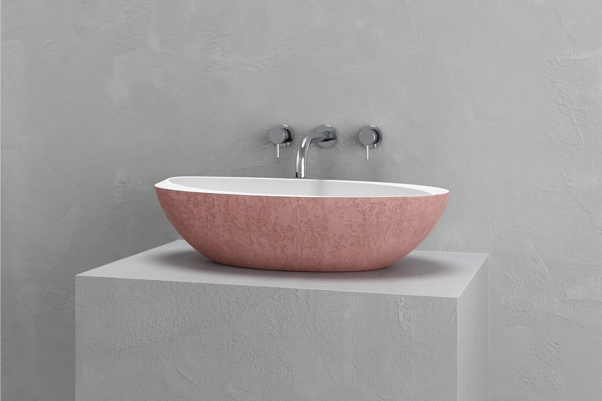 Oval Concrete Vessel Sink with Asymmetric Rim – Bespoke Collection – view 13