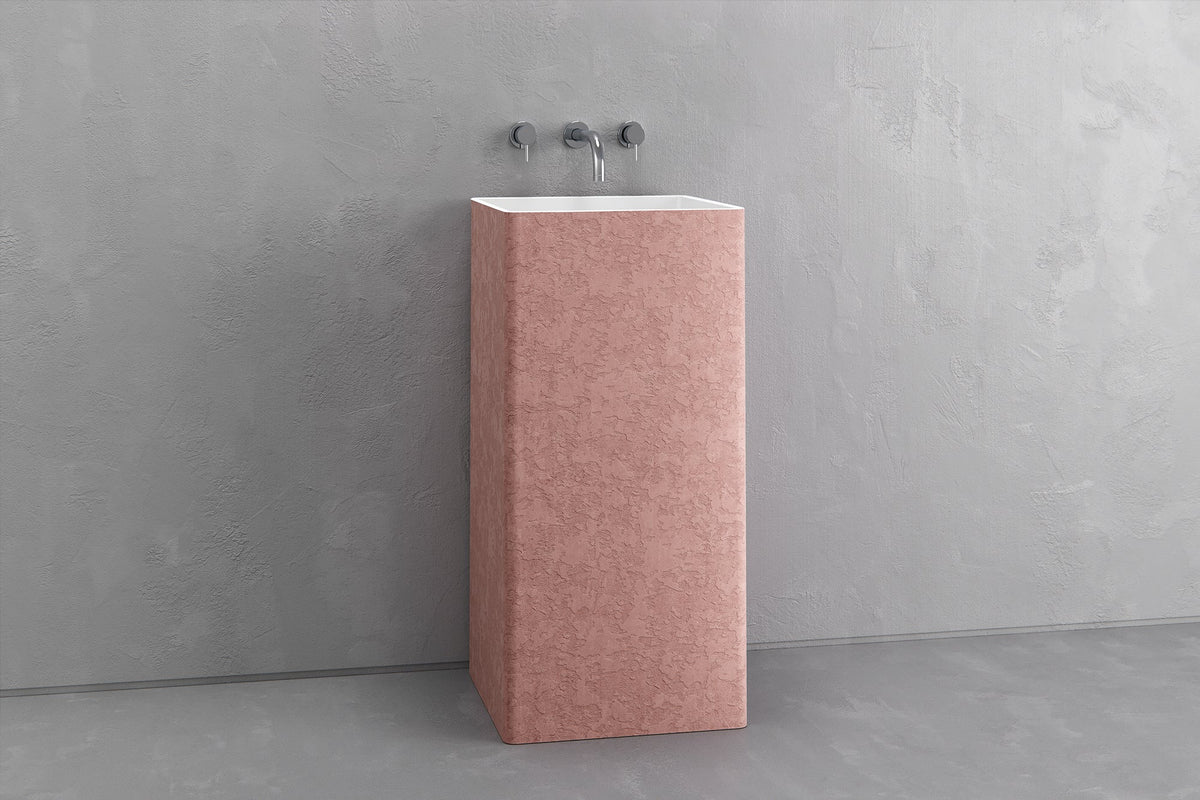 Square Concrete Pedestal Sink for Powder Rooms – Bespoke Collection – view 13