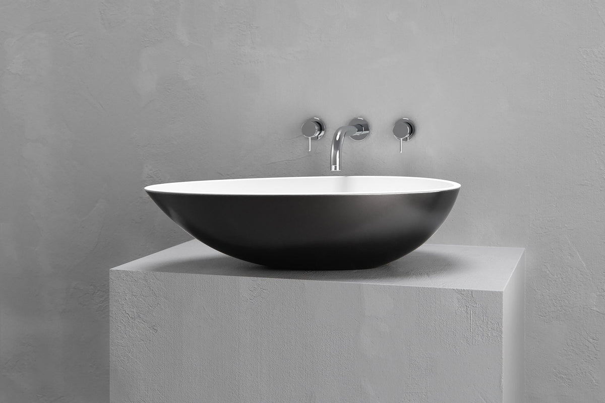 Egg-Shaped Concrete Vessel Sink with Custom Finishes – view 12