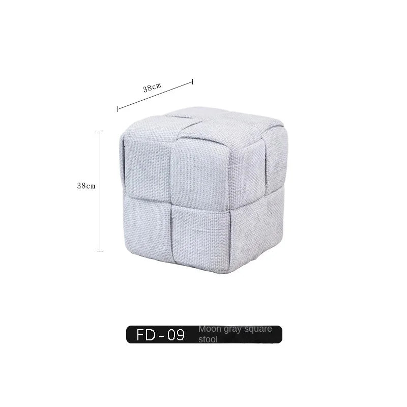 Upholstered Suede Shoe-Changing Stool and Bench, Single or Double Seat – view 7