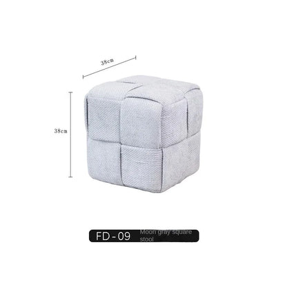 Upholstered Suede Shoe-Changing Stool and Bench, Single or Double Seat – view 7