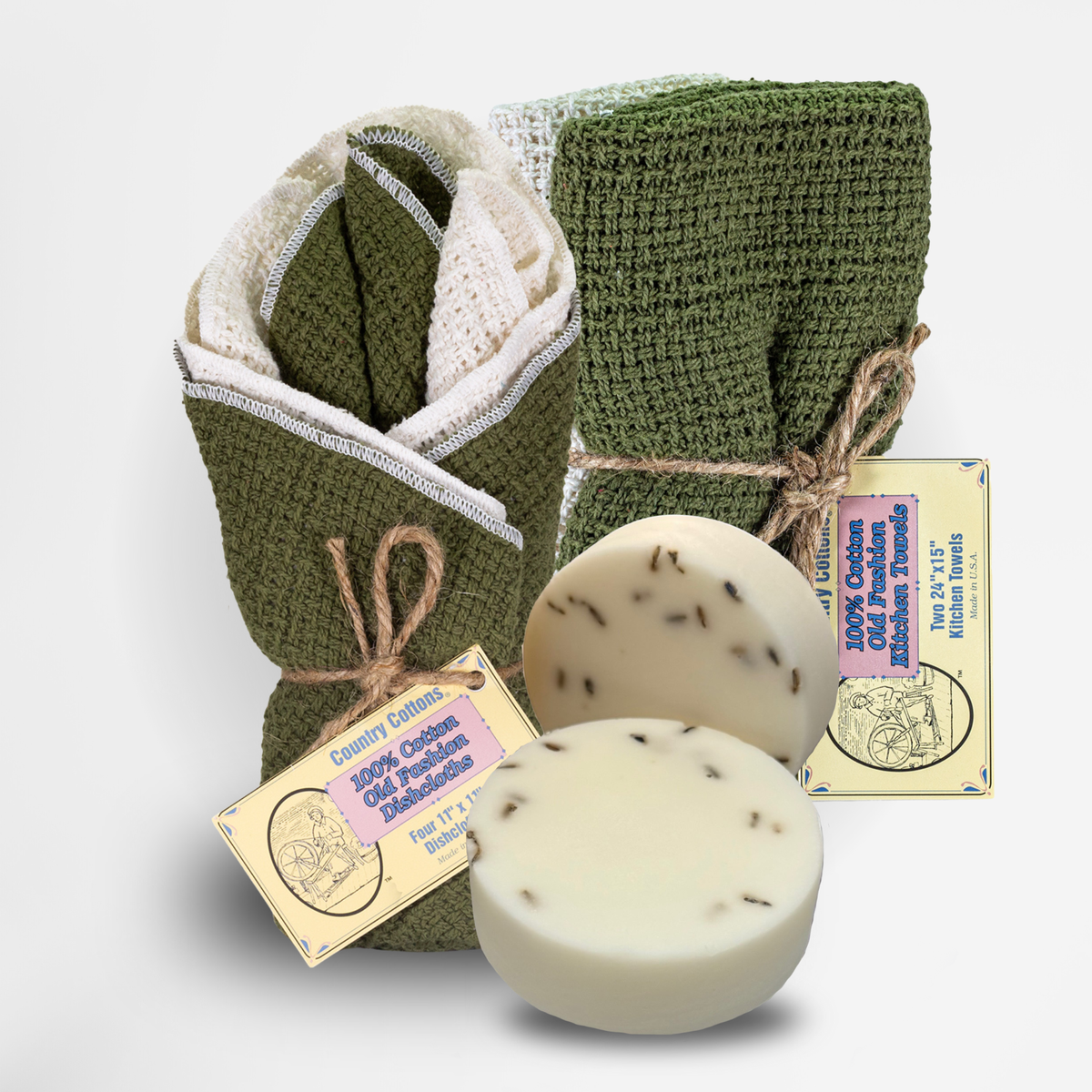 Cotton Kitchen Starter Kit with Dishcloths, Kitchen Towels and Dish Soaps – view 7
