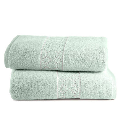 Savoy Supima Cotton Bath Towels with Reversible Jacquard Border – view 6