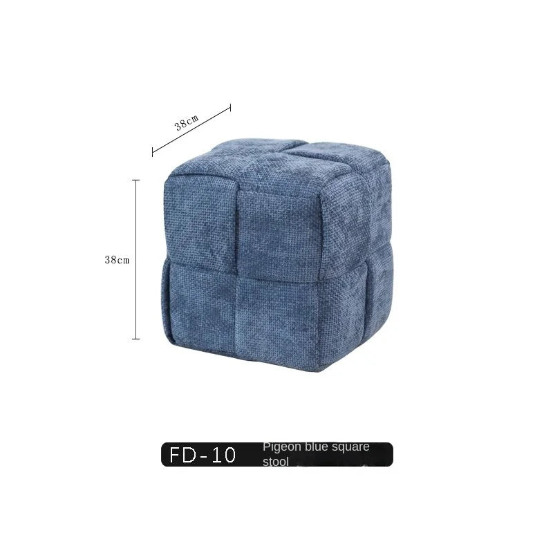 Upholstered Suede Shoe-Changing Stool and Bench, Single or Double Seat – view 16
