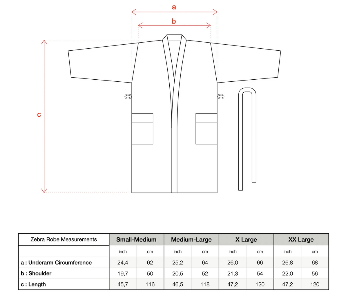 Rainbow Linen Cotton Turkish Robe with Pockets and Belt – view 9