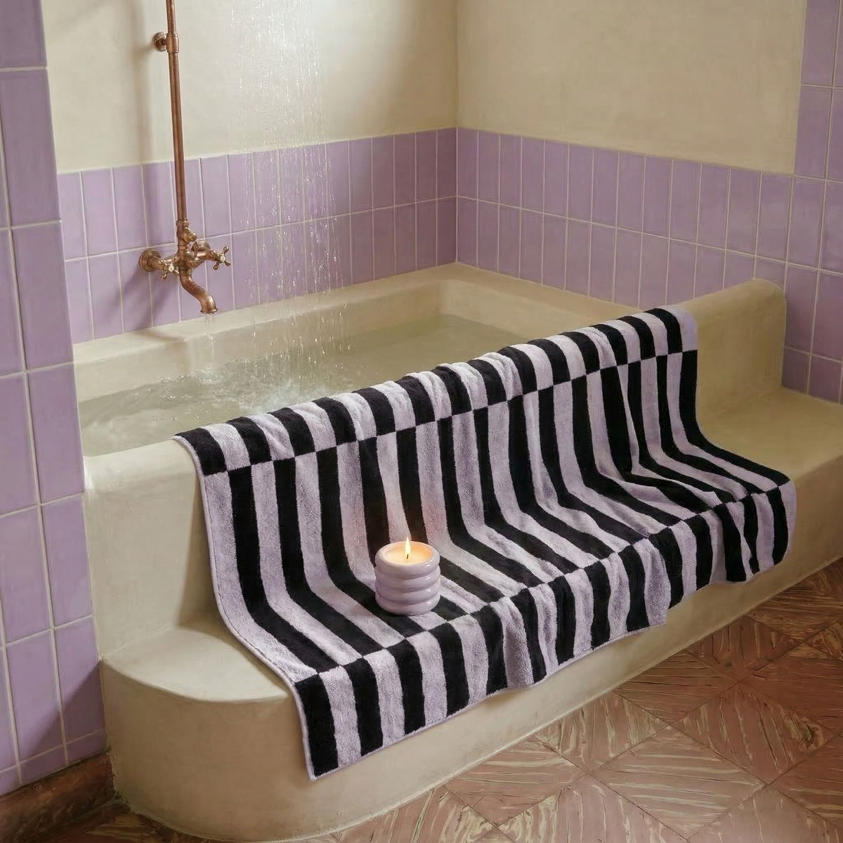 Shadmoor Australian Cotton Towels with Geometric Pattern, 600 GSM – view 32