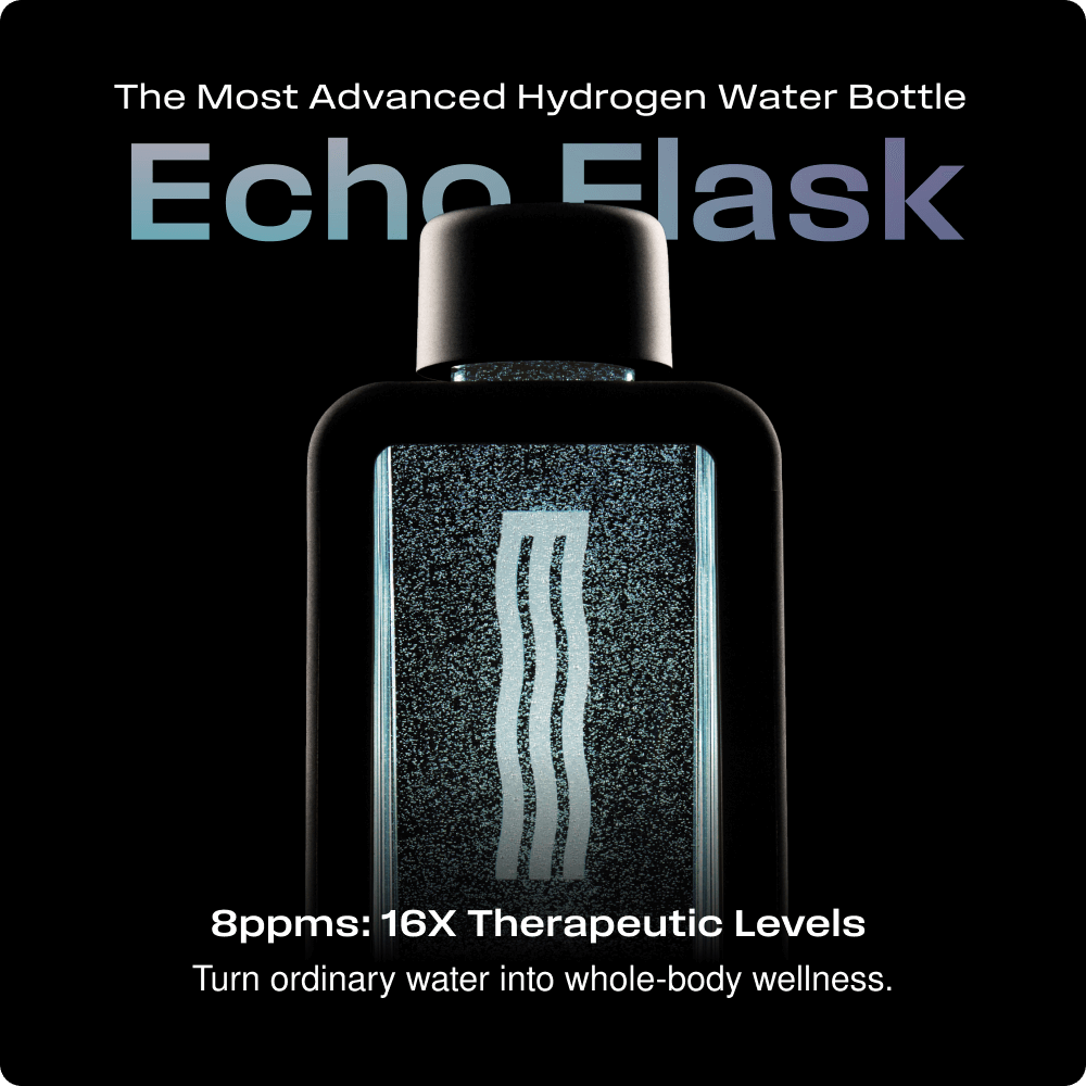 ECHO Flask Hydrogen Water Bottle with Smart Tracking – view 2