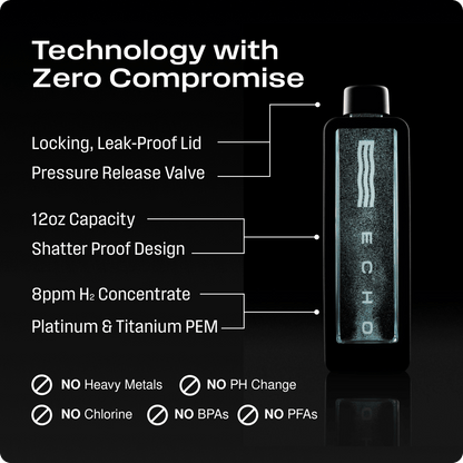 ECHO Flask Hydrogen Water Bottle with Smart Tracking – view 5