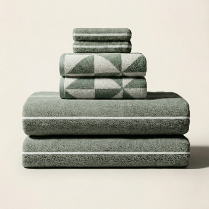Umbra Australian Cotton Towels with Triangular Print, 600 GSM – view 10