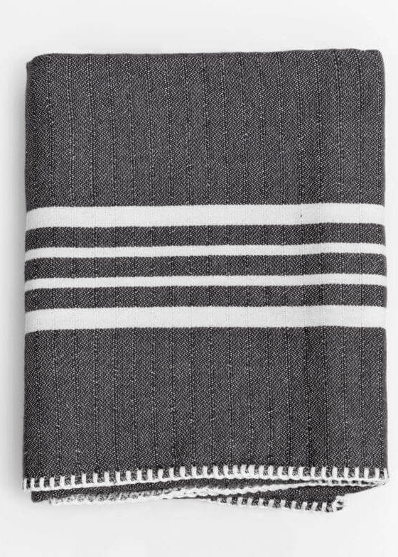 Farm House Turkish Towel Without Fringe, 39 x 70 Inch Handwoven Cotton – view 22