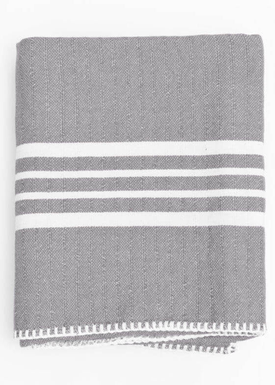 Farm House Turkish Towel Without Fringe, 39 x 70 Inch Handwoven Cotton – view 25