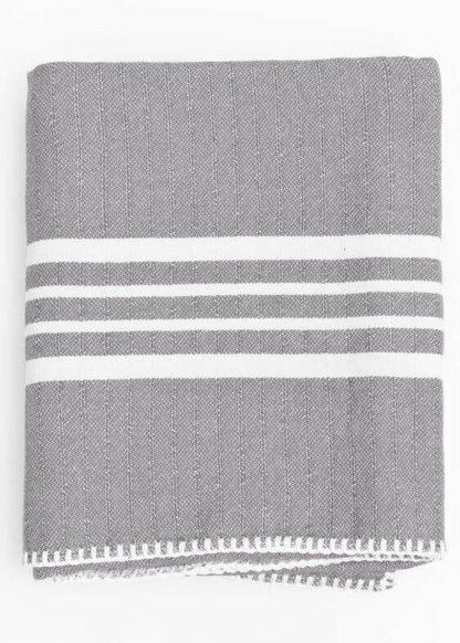 Farm House Turkish Towel Without Fringe, 39 x 70 Inch Handwoven Cotton – view 25