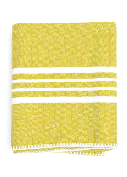 Farm House Turkish Towel Without Fringe, 39 x 70 Inch Handwoven Cotton – view 2