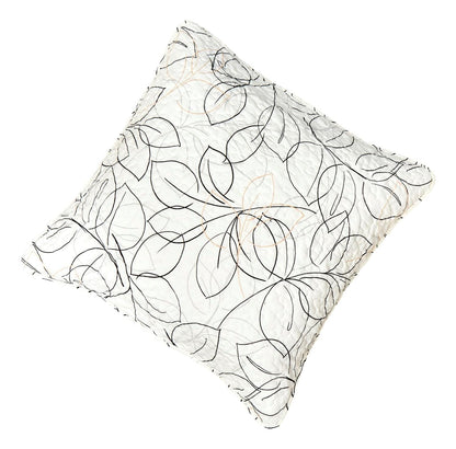 Microfiber Abstract Leaf Line Art Pillow Shams