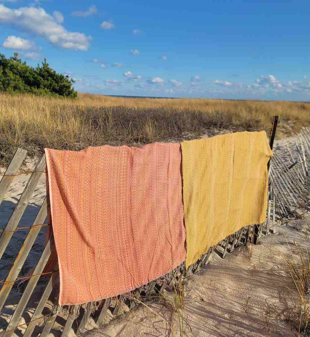 ALA Peshtemal Turkish Cotton Towel, Handwoven 40 x 70 Inch Beach Towel – view 2