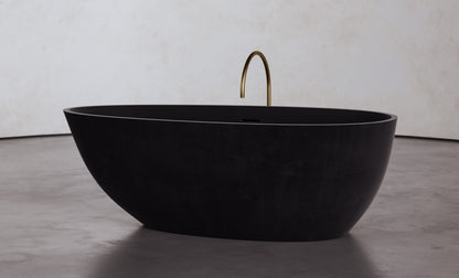 Elevated Concrete Ovoid Bathtub