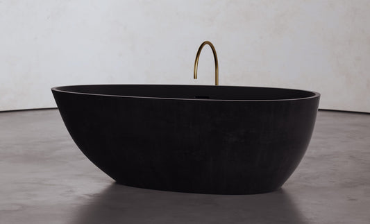 Elevated Concrete Ovoid Bathtub