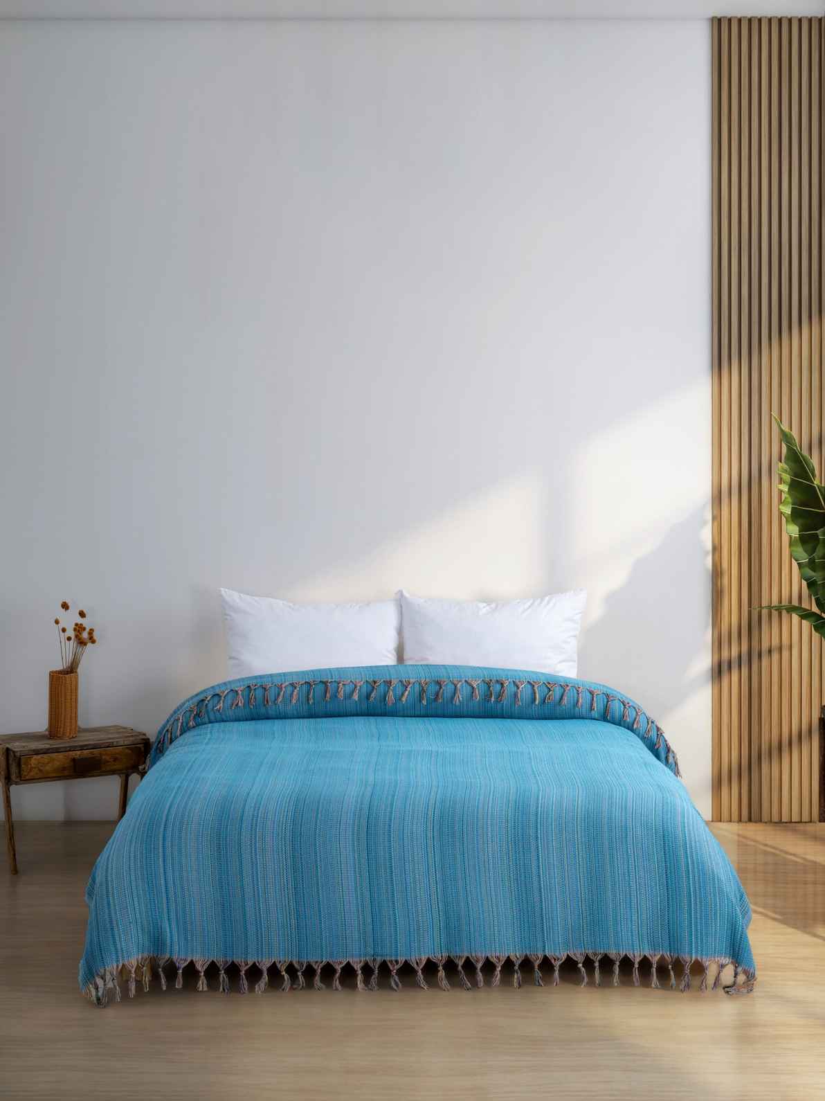 Ala Handwoven Turkish Cotton King Size Blanket – view 7