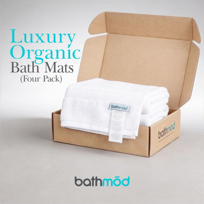 Luxury Organic Turkish Cotton Bath Mats, Four Pack – view 7
