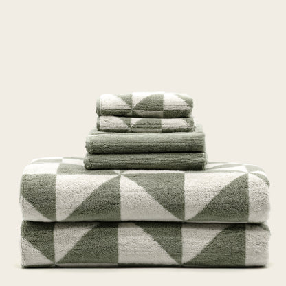 Umbra Australian Cotton Towels with Triangular Print, 600 GSM – view 14